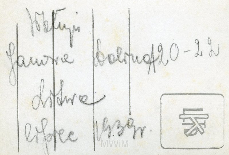KKE 4105a.jpg - Rewers KIKE 4105. Litwa, lipiec 1939 r.